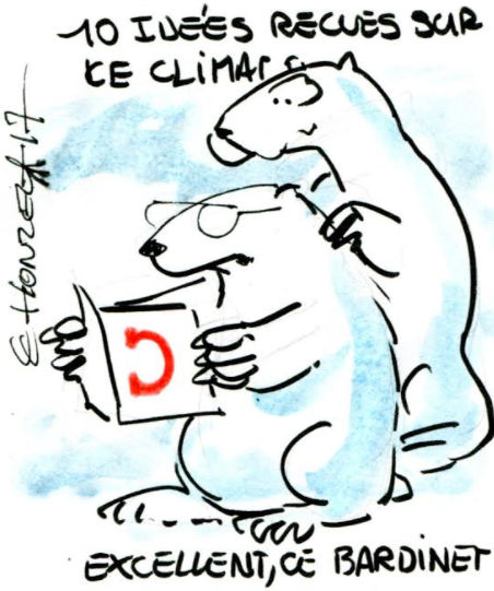 10 idées reçues sur le climat - Dessin de René Le Honzec